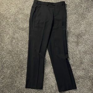 JOS A BANK DARK GRAY DRESS PANTS